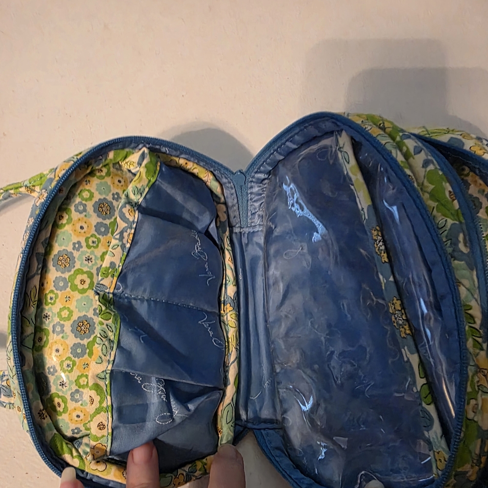 Vera Bradley Triple Cosmetic Bag Travel Organizer - Picture 5 of 7